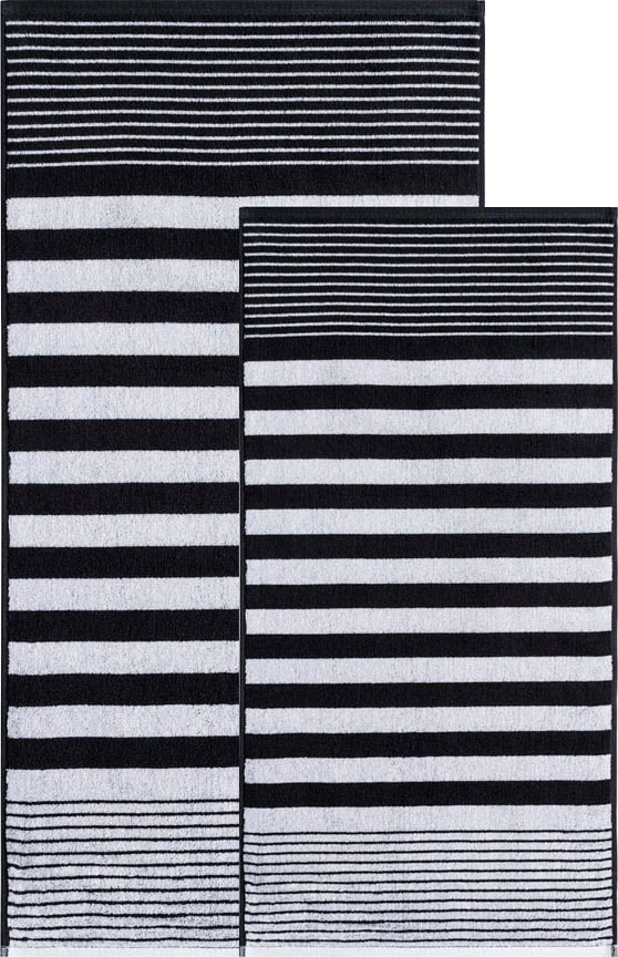 Egeria Handtuch Set »Timo«, (2 St., 1 Handtuch (50x100 cm)-1 Badetuch (70x140 cm) von Egeria