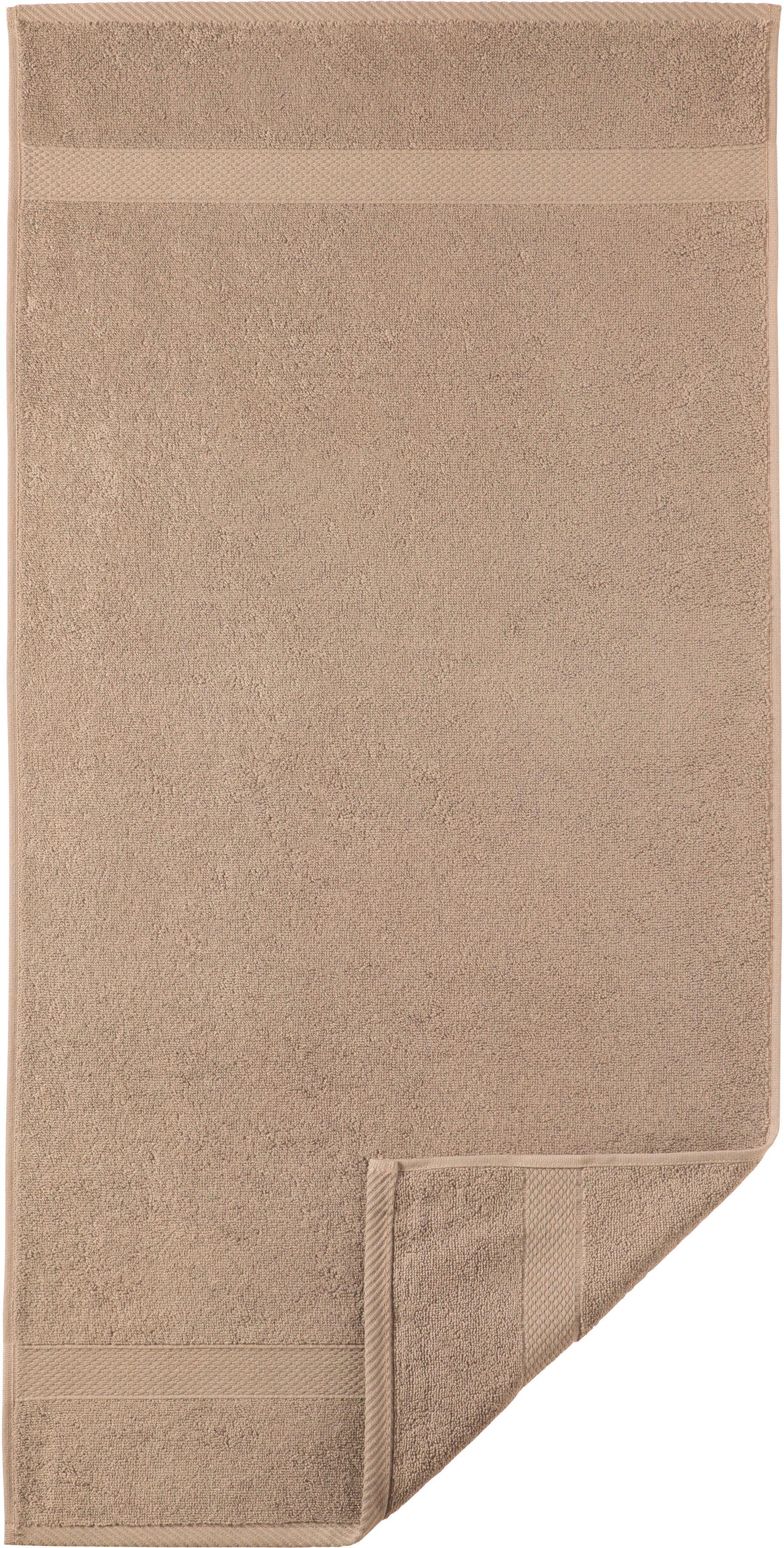 Egeria Handtücher »Diamant«, (1 St.), Uni Programm mit schmaler Bordüre, 100 % Baumwolle von Egeria