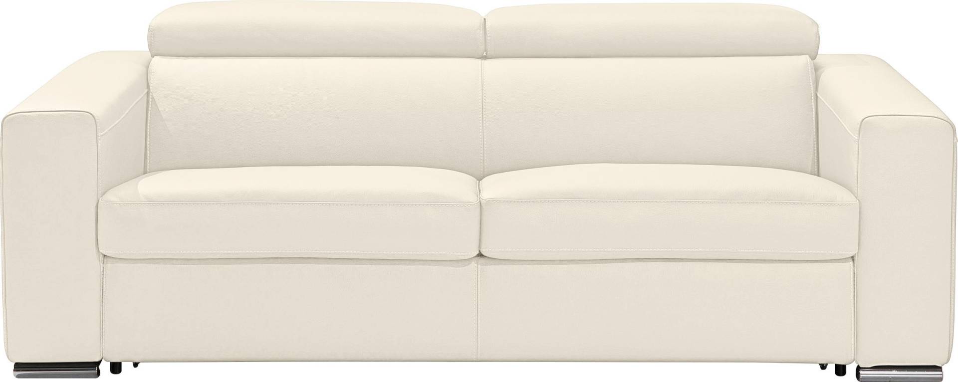 Egoitaliano 2,5-Sitzer »Cabiria, Design und super Sitzkomfort«, inkl. manuell verstellbarer Kopfstützen, mit Metallfüssen Egoitaliano 2,5-Sitzer »Cabiria, Design und super Sitzkomfort«, inkl. manuell verstellbarer Kopfstützen, mit Metallfüssen von Egoitaliano