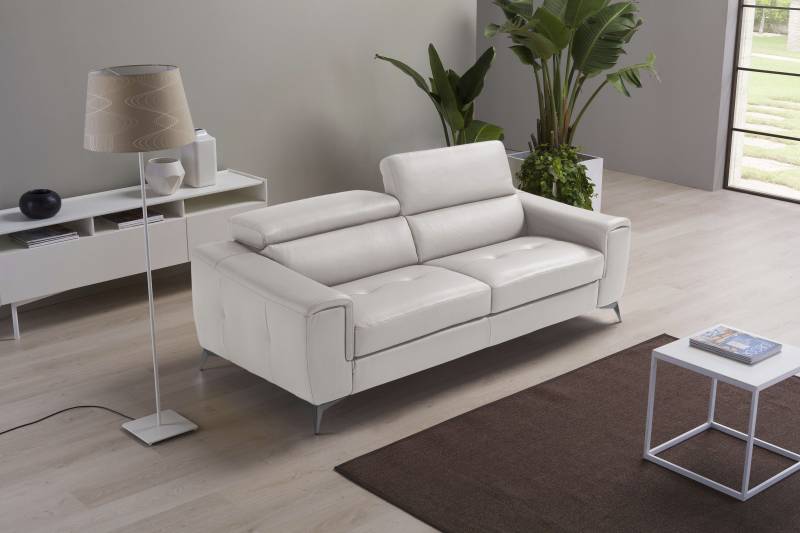 Egoitaliano 2,5-Sitzer »Francine, Designsofa, Loungesofa«, Kopfteile manuell verstellbar, mit edlen Metallfüssen von Egoitaliano