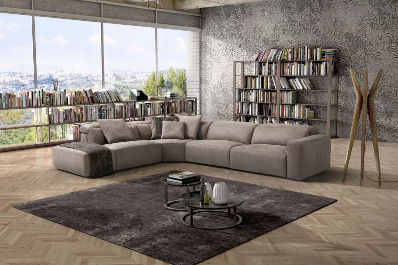 Egoitaliano Ecksofa »Beverly, extravangantes Designsofa mit erstklassigem Sitzkomfort«, wahlweise mit elektrischer Relaxfunktion, Kopfteilverstellung von Egoitaliano