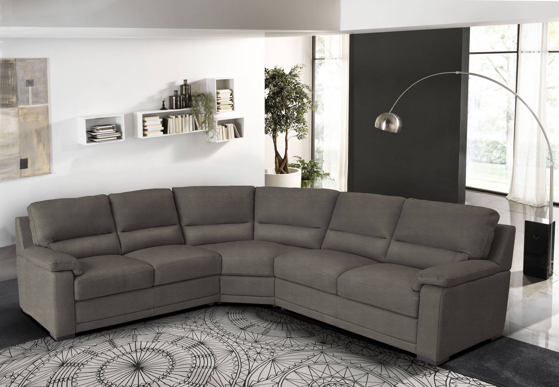 Egoitaliano Ecksofa »Doris, modernes Designerecksofa in hochwertigen Microfaserqualitäten«, edle Detailverarbeitung, wahlweise fleckenabweisend oder in Lederoptik Egoitaliano Ecksofa »Doris, modernes Designerecksofa in hochwertigen Microfaserqualitäten«, edle Detailverarbeitung, wahlweise fleckenabweisend oder in Lederoptik von Egoitaliano