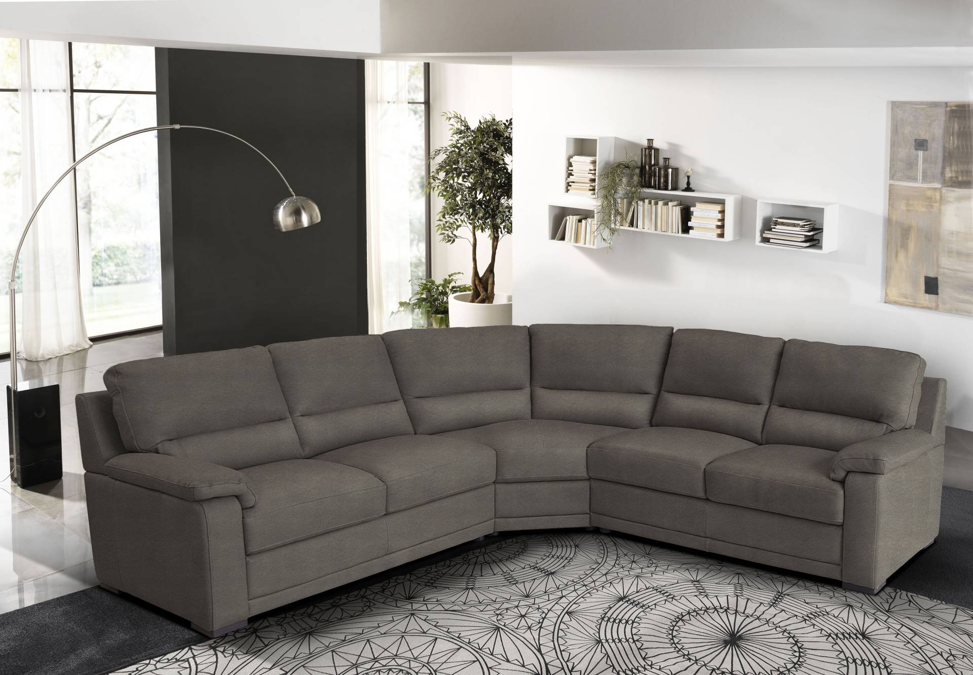 Egoitaliano Ecksofa »Doris, modernes Designerecksofa in hochwertigen Microfaserqualitäten«, edle Detailverarbeitung, wahlweise fleckenabweisend oder in Lederoptik Egoitaliano Ecksofa »Doris, modernes Designerecksofa in hochwertigen Microfaserqualitäten«, edle Detailverarbeitung, wahlweise fleckenabweisend oder in Lederoptik von Egoitaliano