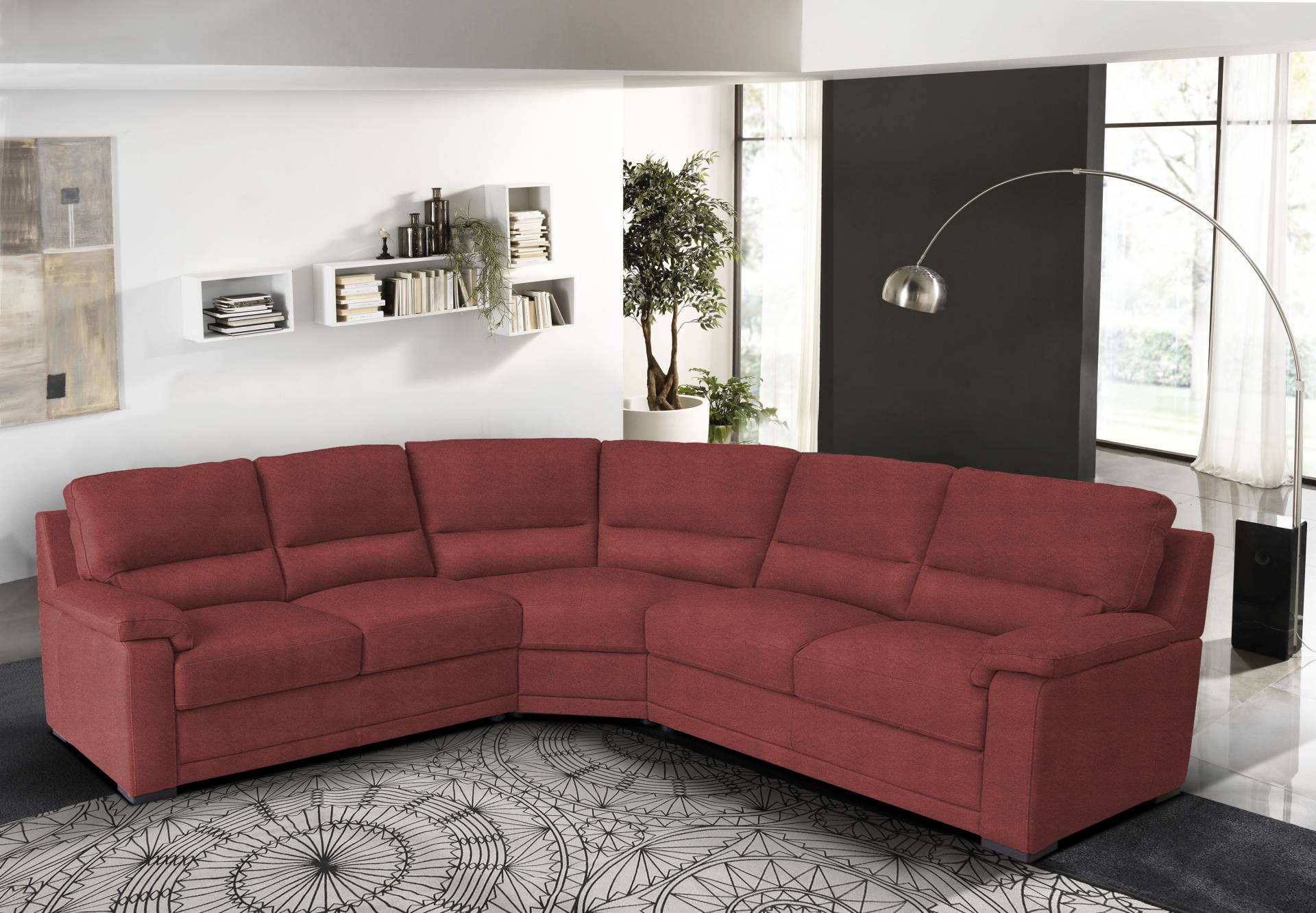 Egoitaliano Ecksofa »Doris, modernes Designerecksofa in hochwertigen Microfaserqualitäten«, edle Detailverarbeitung, wahlweise fleckenabweisend oder in Lederoptik Egoitaliano Ecksofa »Doris, modernes Designerecksofa in hochwertigen Microfaserqualitäten«, edle Detailverarbeitung, wahlweise fleckenabweisend oder in Lederoptik von Egoitaliano