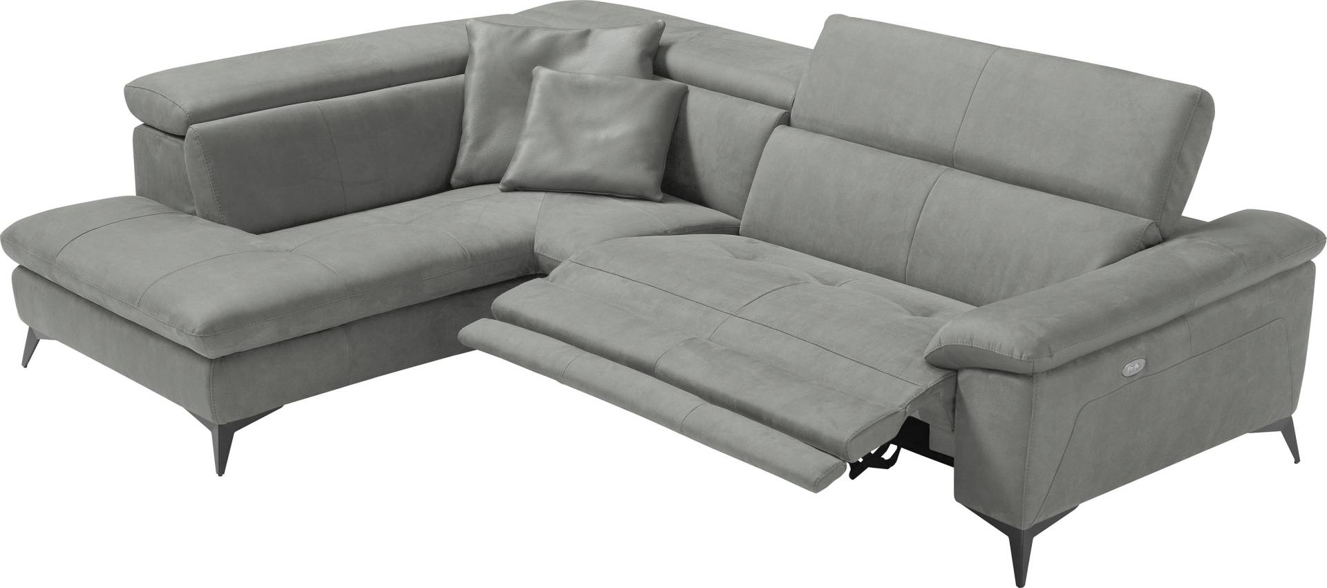Egoitaliano Ecksofa »Martine«, mit Ottomane, elektrischer Relaxfunktion und Kopfteilverstellung Egoitaliano Ecksofa »Martine«, mit Ottomane, elektrischer Relaxfunktion und Kopfteilverstellung von Egoitaliano