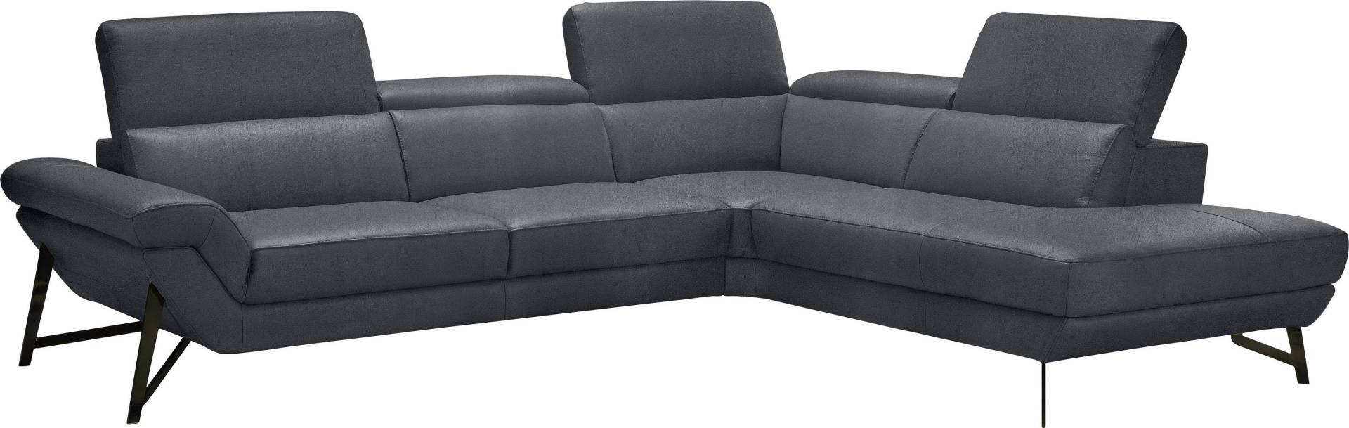 Egoitaliano Ecksofa »Narcisa, Design und Sitzkomfort der Extraklasse,«, mit verstellbaren Kopfstützen für noch mehr Komfort, L-Form Egoitaliano Ecksofa »Narcisa, Design und Sitzkomfort der Extraklasse,«, mit verstellbaren Kopfstützen für noch mehr Komfort, L-Form von Egoitaliano