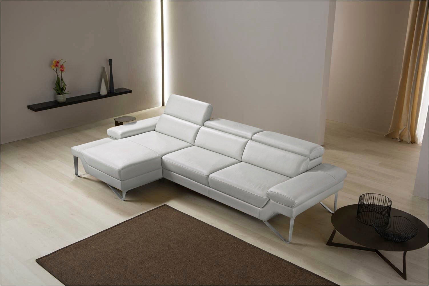 Egoitaliano Ecksofa »Princess, elegantes Designsofa mit erstklassigem Sitzkomfort, L-Form«, mit Recamiere, inkl. Kopfteilverstellung, edle Designmetallfüsse Egoitaliano Ecksofa »Princess, elegantes Designsofa mit erstklassigem Sitzkomfort, L-Form«, mit Recamiere, inkl. Kopfteilverstellung, edle Designmetallfüsse von Egoitaliano