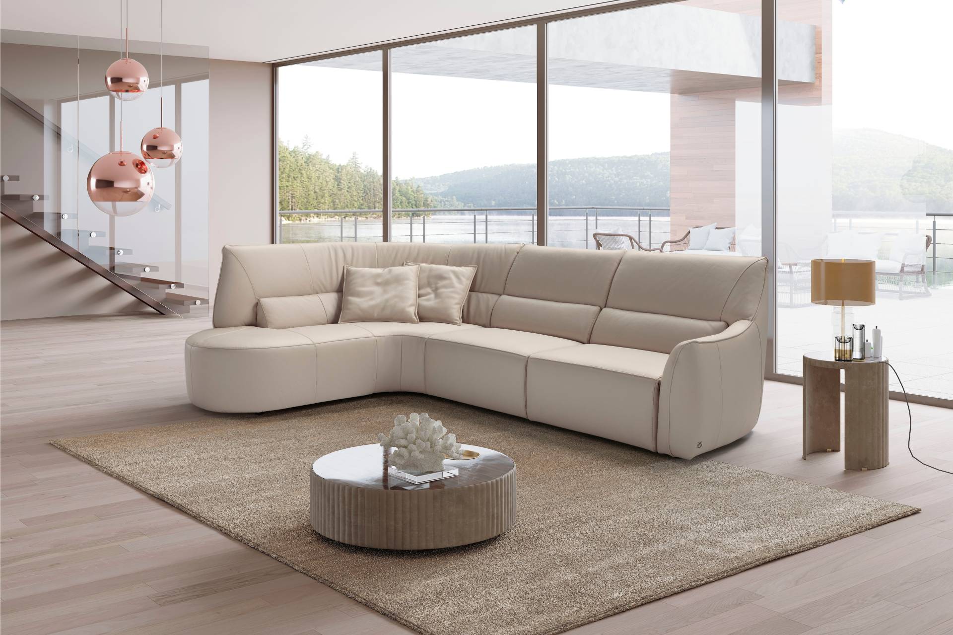 Egoitaliano Ecksofa »Puffy«, mit Ottomane, wahlweise mit und ohne elektrischer Relaxfunktion Egoitaliano Ecksofa »Puffy«, mit Ottomane, wahlweise mit und ohne elektrischer Relaxfunktion von Egoitaliano