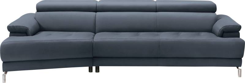 Egoitaliano Ecksofa »Soul, extravagantes Designsofa, Megasofa, super bequem, tolle Details«, mit Trapez-Abschlusselement, inkl verstellbarer Kopfteile von Egoitaliano