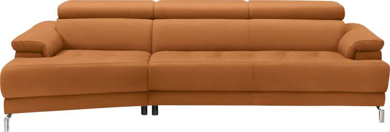Egoitaliano Ecksofa »Soul, extravagantes Designsofa, Megasofa, super bequem, tolle Details«, mit Trapez-Abschlusselement, inkl verstellbarer Kopfteile von Egoitaliano
