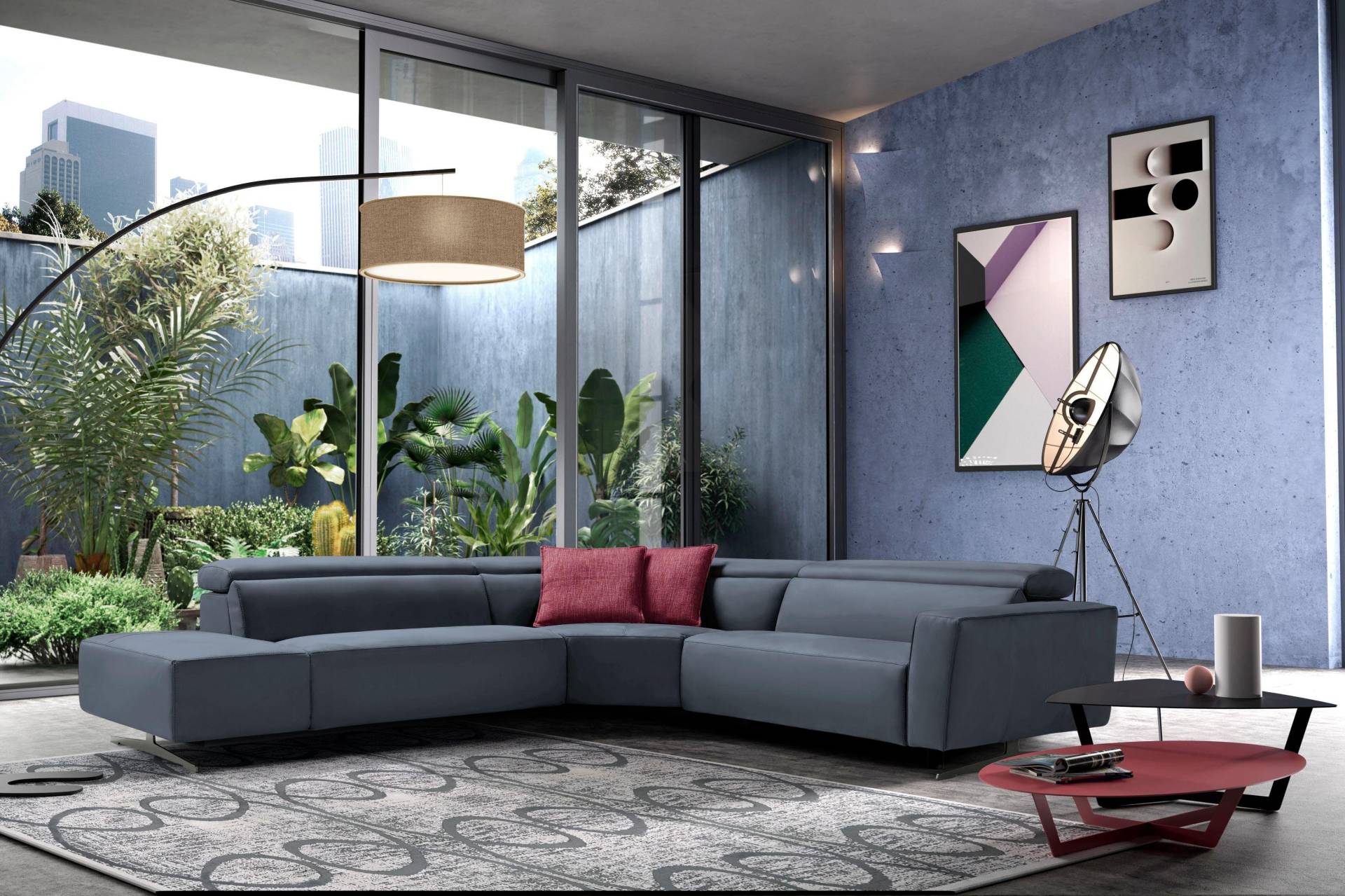 Egoitaliano Ecksofa, mit Relaxfunktion und verstellbaren Kopfteilelementen Egoitaliano Ecksofa, mit Relaxfunktion und verstellbaren Kopfteilelementen von Egoitaliano