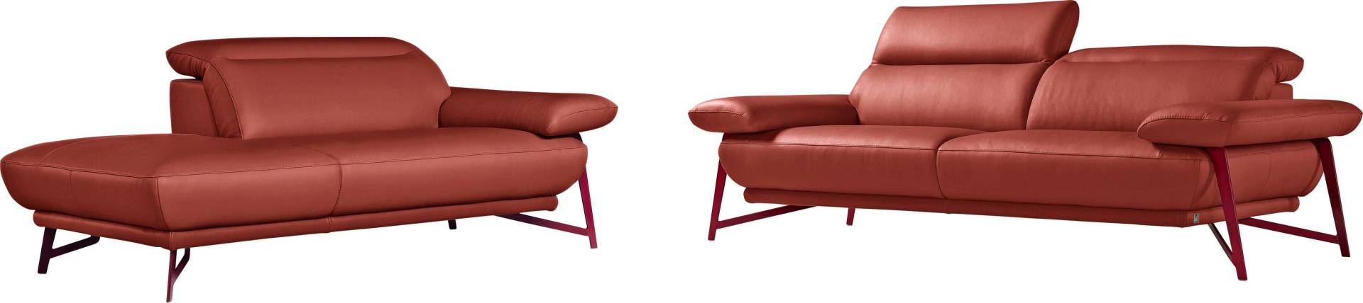 Egoitaliano Polstergarnitur »Anais, Design mit hohem Sitzkomfort für mehr Bequemlichkeit«, Set: bestehend aus Sofa und Ottomane, inkl. Kopfteilverstellung Egoitaliano Polstergarnitur »Anais, Design mit hohem Sitzkomfort für mehr Bequemlichkeit«, Set: bestehend aus Sofa und Ottomane, inkl. Kopfteilverstellung von Egoitaliano
