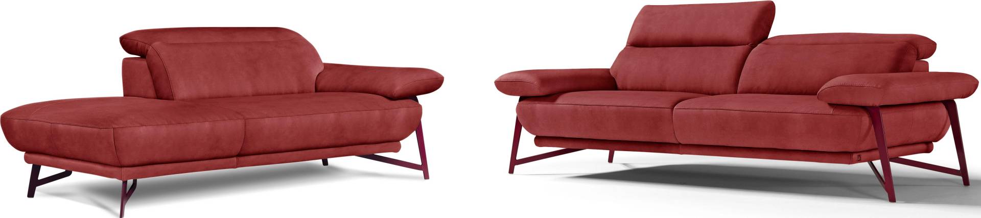 Egoitaliano Polstergarnitur »Anais, Design mit hohem Sitzkomfort für mehr Bequemlichkeit«, Set: bestehend aus Sofa und Ottomane, inkl. Kopfteilverstellung Egoitaliano Polstergarnitur »Anais, Design mit hohem Sitzkomfort für mehr Bequemlichkeit«, Set: bestehend aus Sofa und Ottomane, inkl. Kopfteilverstellung von Egoitaliano
