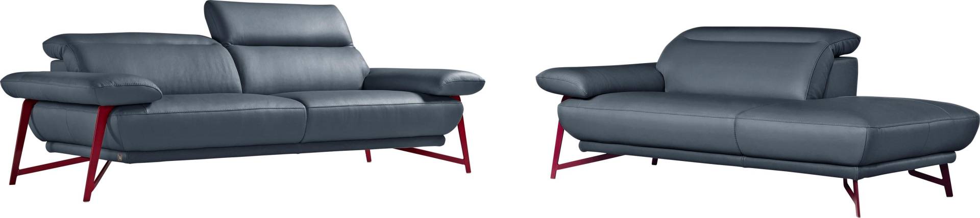 Egoitaliano Polstergarnitur »Anais, Design mit hohem Sitzkomfort für mehr Bequemlichkeit«, Set: bestehend aus Sofa und Ottomane, inkl. Kopfteilverstellung Egoitaliano Polstergarnitur »Anais, Design mit hohem Sitzkomfort für mehr Bequemlichkeit«, Set: bestehend aus Sofa und Ottomane, inkl. Kopfteilverstellung von Egoitaliano