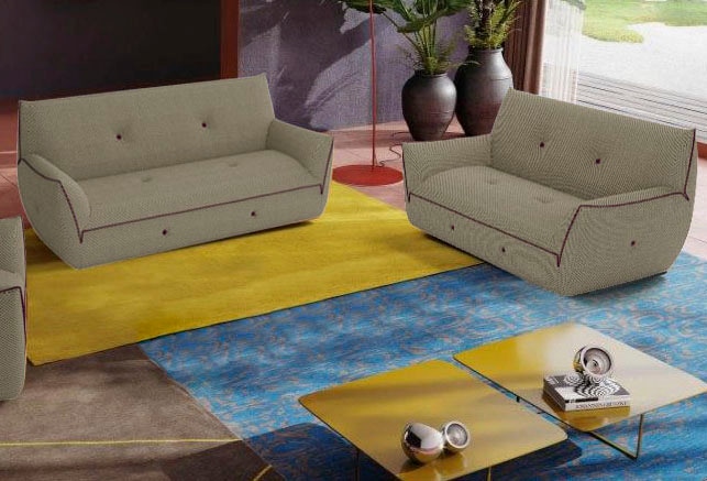 Egoitaliano Polstergarnitur »Yuki, extravagantes Design und höchster Sitzkomfort, tolle Details«, Set, bestehend aus einem 2,5- und einem 2-Sitzer, mit innovativen von Egoitaliano