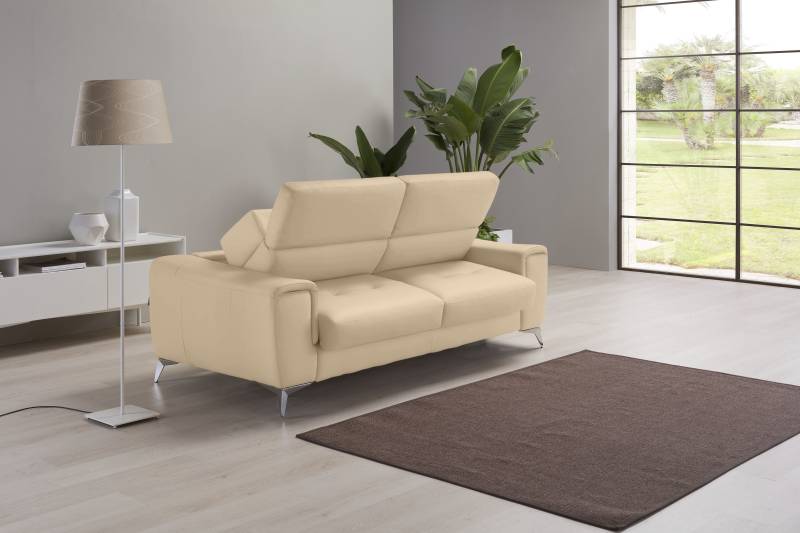 Egoitaliano Schlafsofa »Francine, Designsofa, Loungesofa mit Dauerschlaffunktion, Bettfunktion«, hochwertiger Metallbettrahmen & Matratze, Kopfteil manuell verstellbar von Egoitaliano