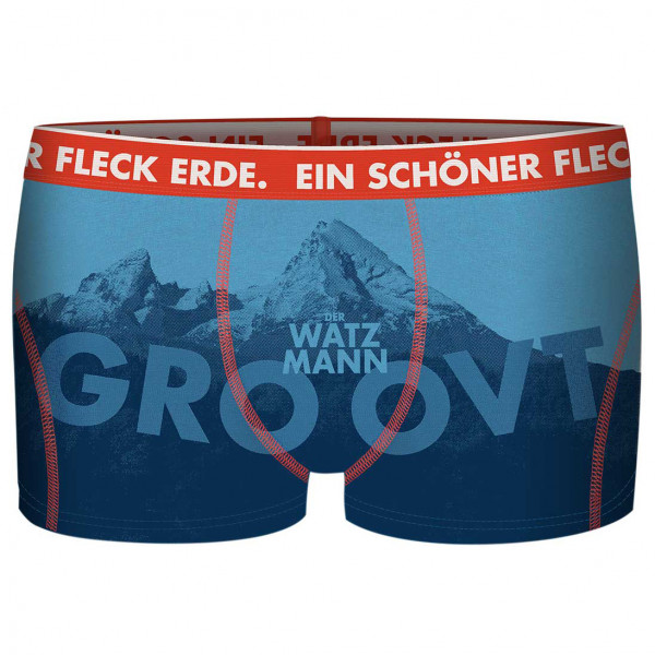 Ein schöner Fleck Erde - Der Watzmann Groovt - Unterhose Gr S blau von Ein schöner Fleck Erde