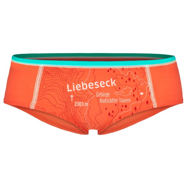 Ein schöner Fleck Erde - Women's Liebeseck - Unterhose Gr 34 rot von Ein schöner Fleck Erde