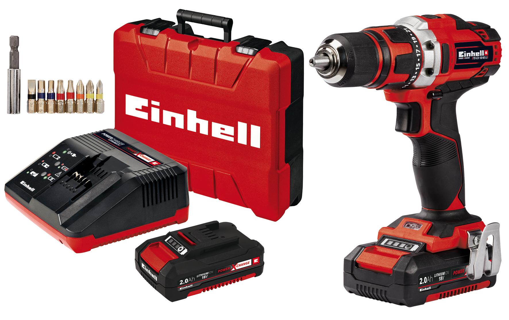 Einhell Akku-Bohrschrauber »TE-CD 18/40 Li Kit« von Einhell