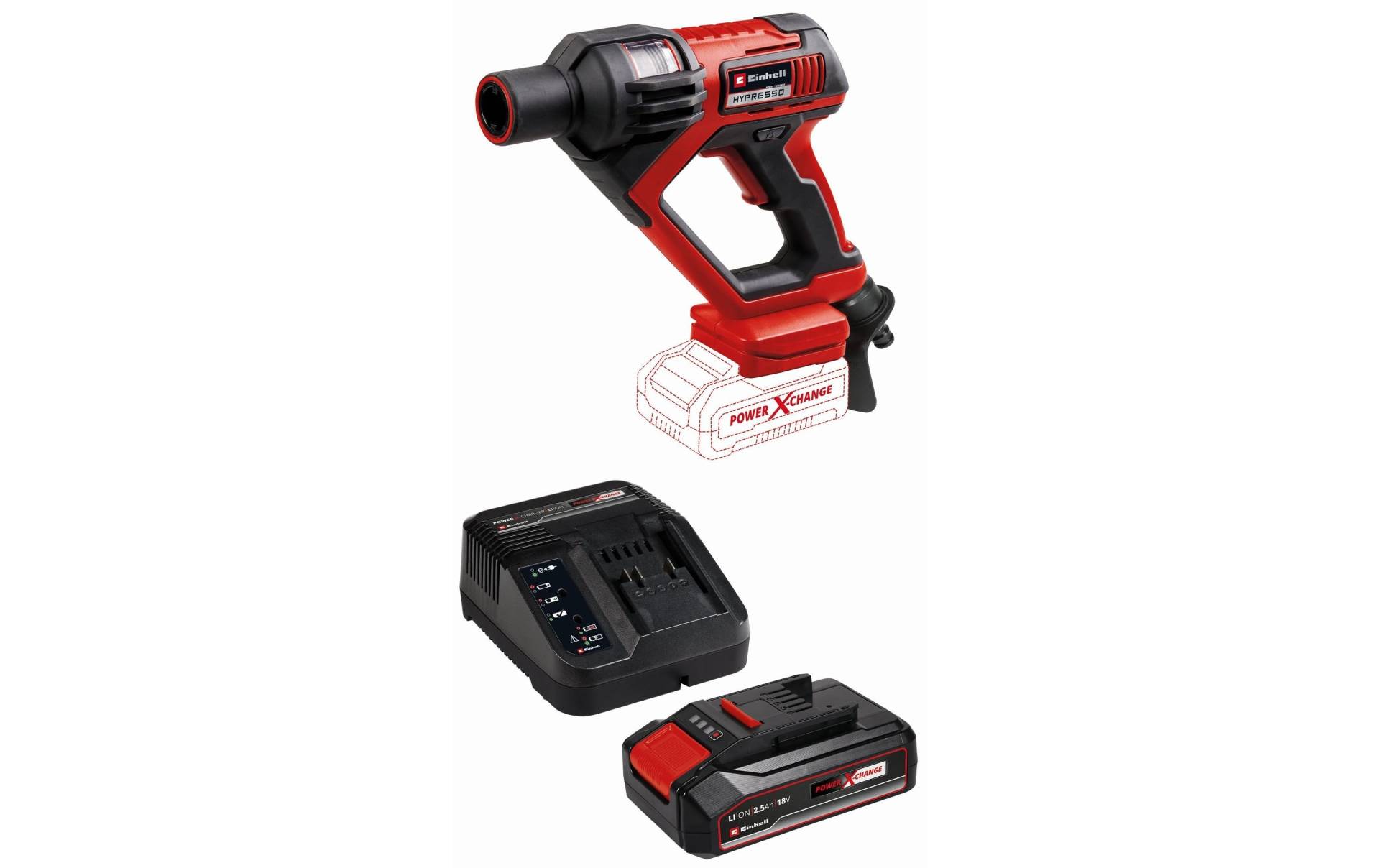 Einhell Akku-Hochdruckreiniger »Akku-Hypresso 18/24 mit Akku 1 x 2.5Ah« von Einhell