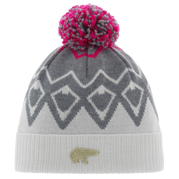 Eisbär - Ziggy Pompon Oversized Hat - Mütze Gr One Size grau von Eisbär