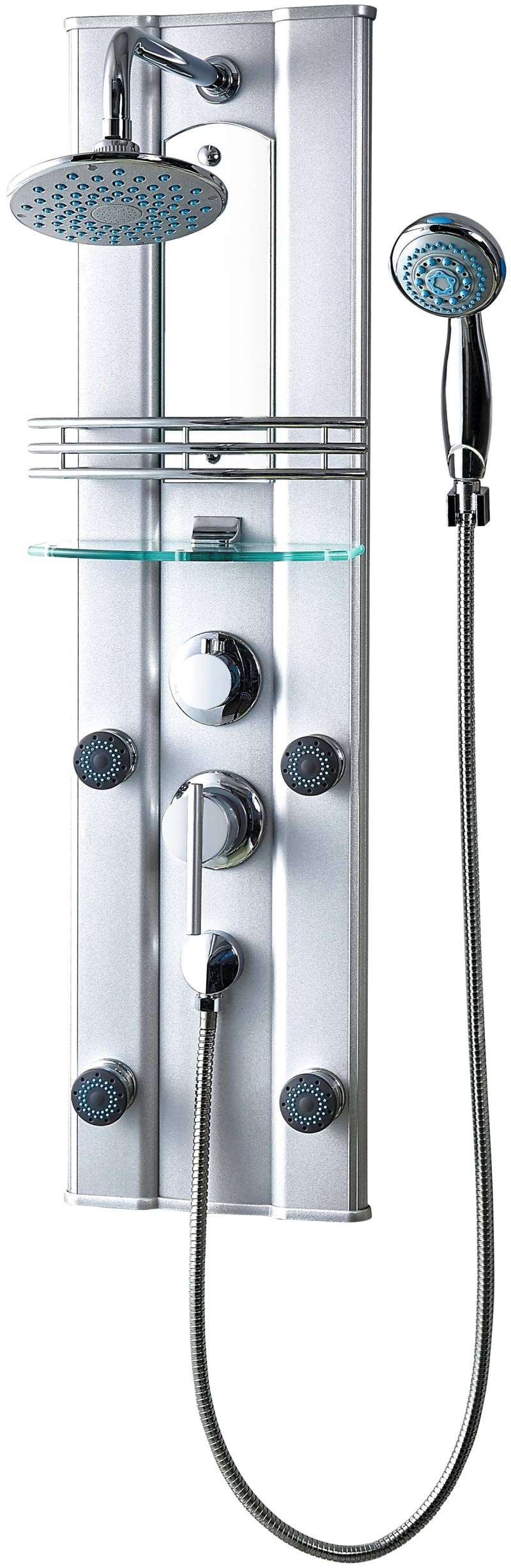 Eisl Duschsäule »FEELING«, inkl. Wasserspardichtung, Duschset mit Regendusche und Handbrause von Eisl