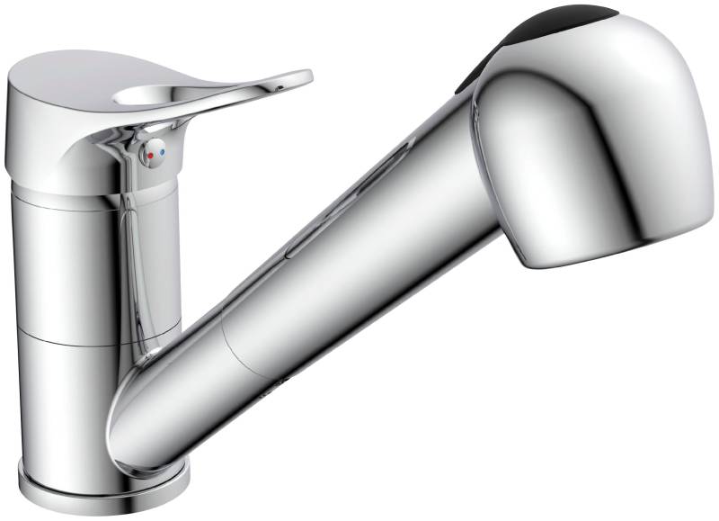 Eisl Spültischarmatur »Verona«, mit Geschirrbrause, Wasserhahn ausziehbar, 360° schwenkbar, Chrom von Eisl