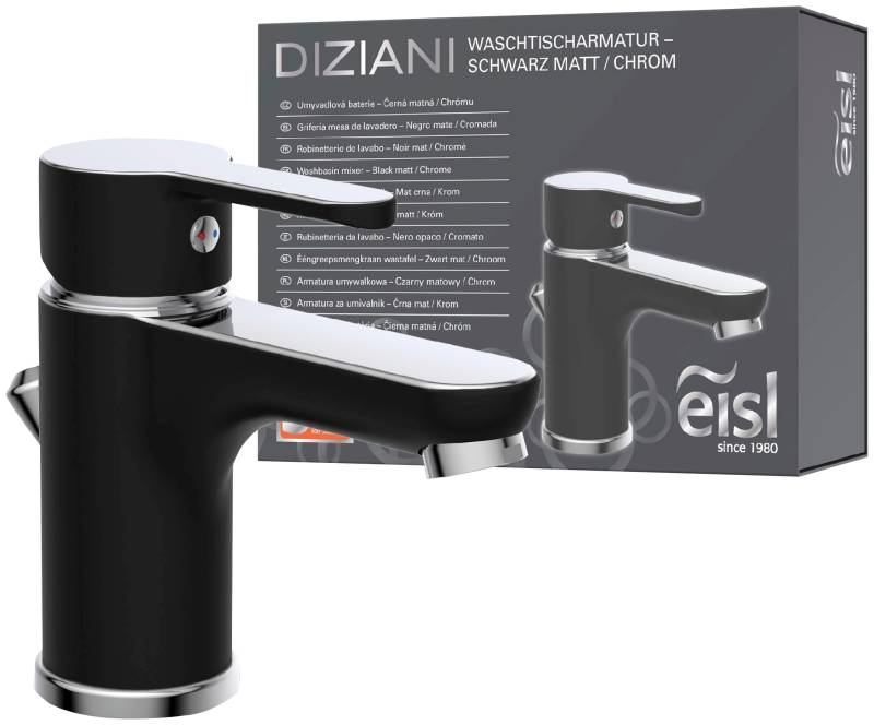 Eisl Waschtischarmatur »Diziani«, mit Zugstange, Wasserhahn mit Ablaufgarnitur, Mischbatterie von Eisl