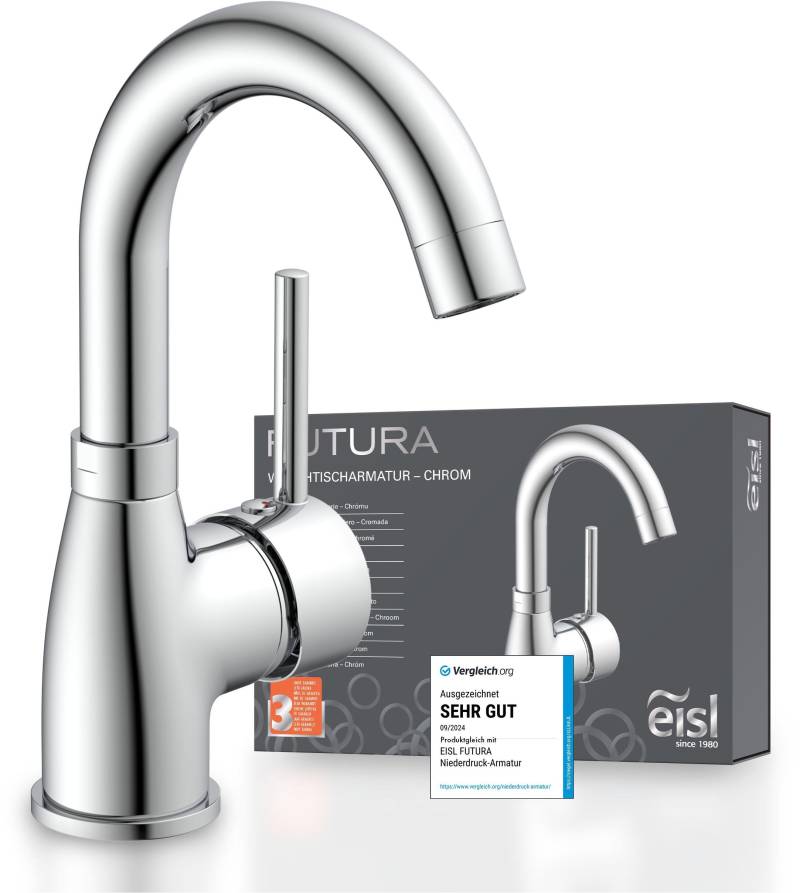 Eisl Waschtischarmatur »Futura«, Wasserhahn mit Energiesparfunktion Cold Start, Mischbatterie von Eisl
