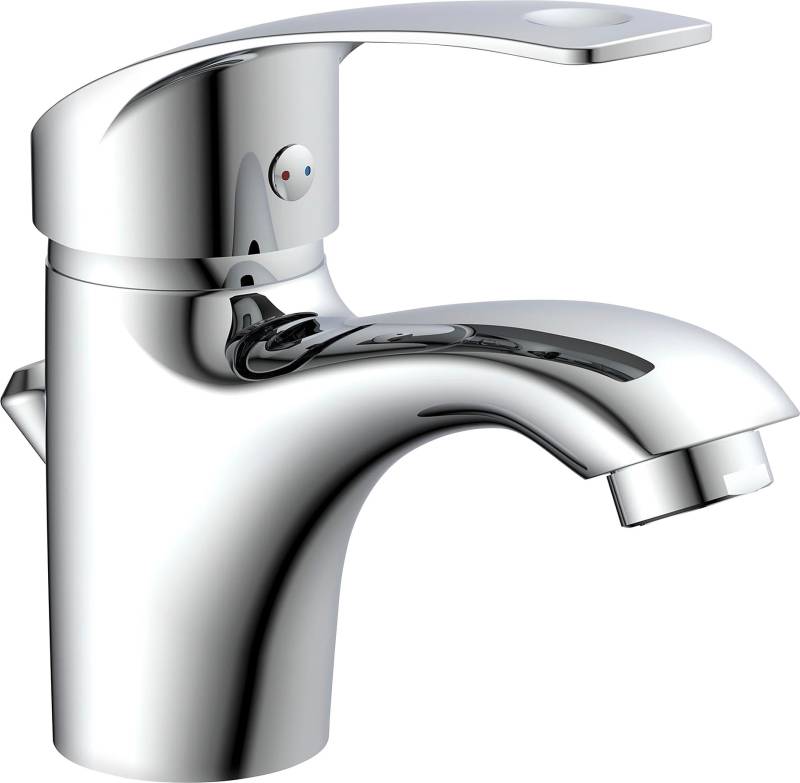 Eisl Waschtischarmatur »Rimini«, mit Zugstange, mit Ablaufgarnitur Waschbecken, Mischbatterie, Chrom von Eisl