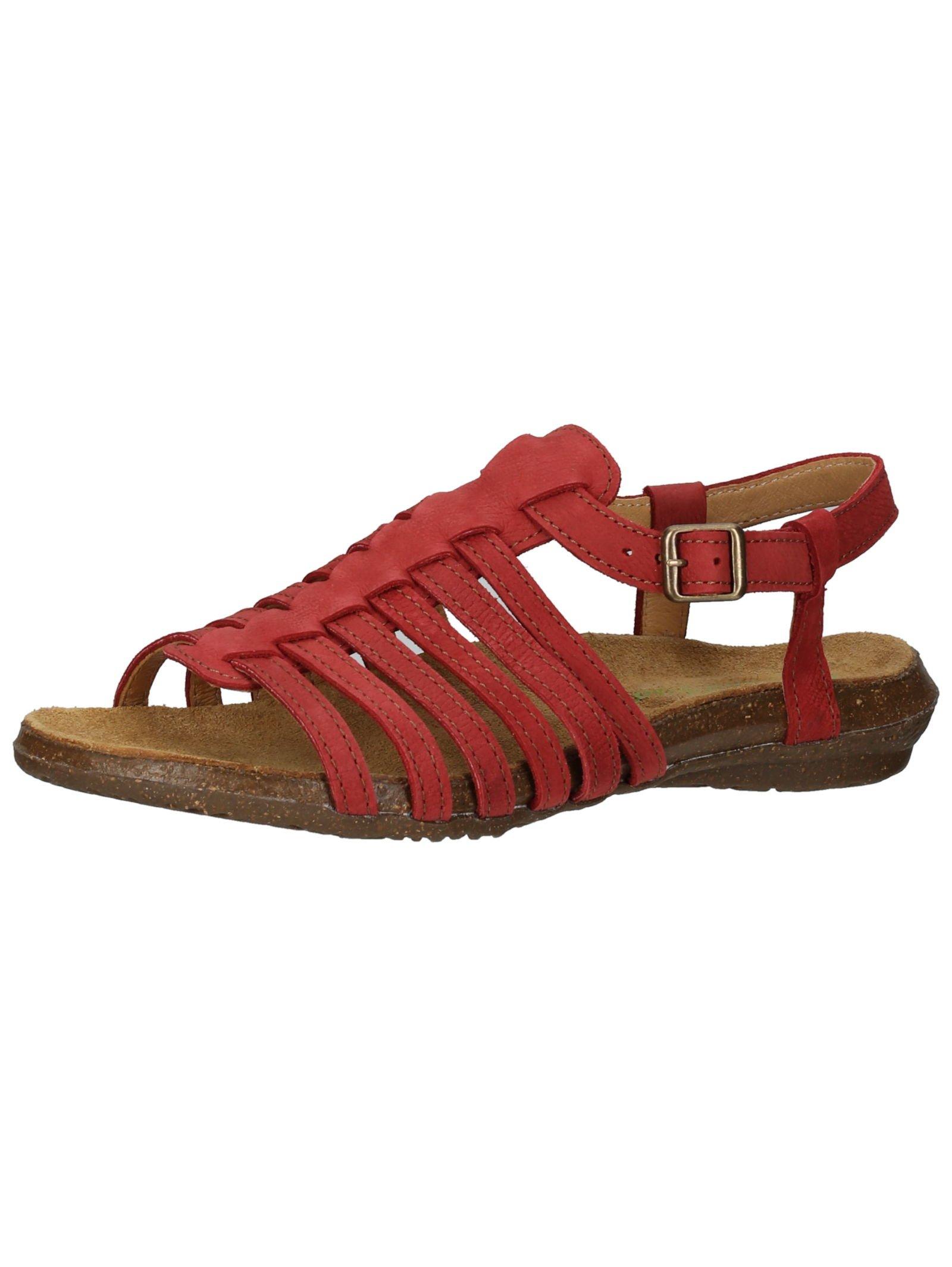 Sandalen Damen Rot Bunt 36 von El Naturalista