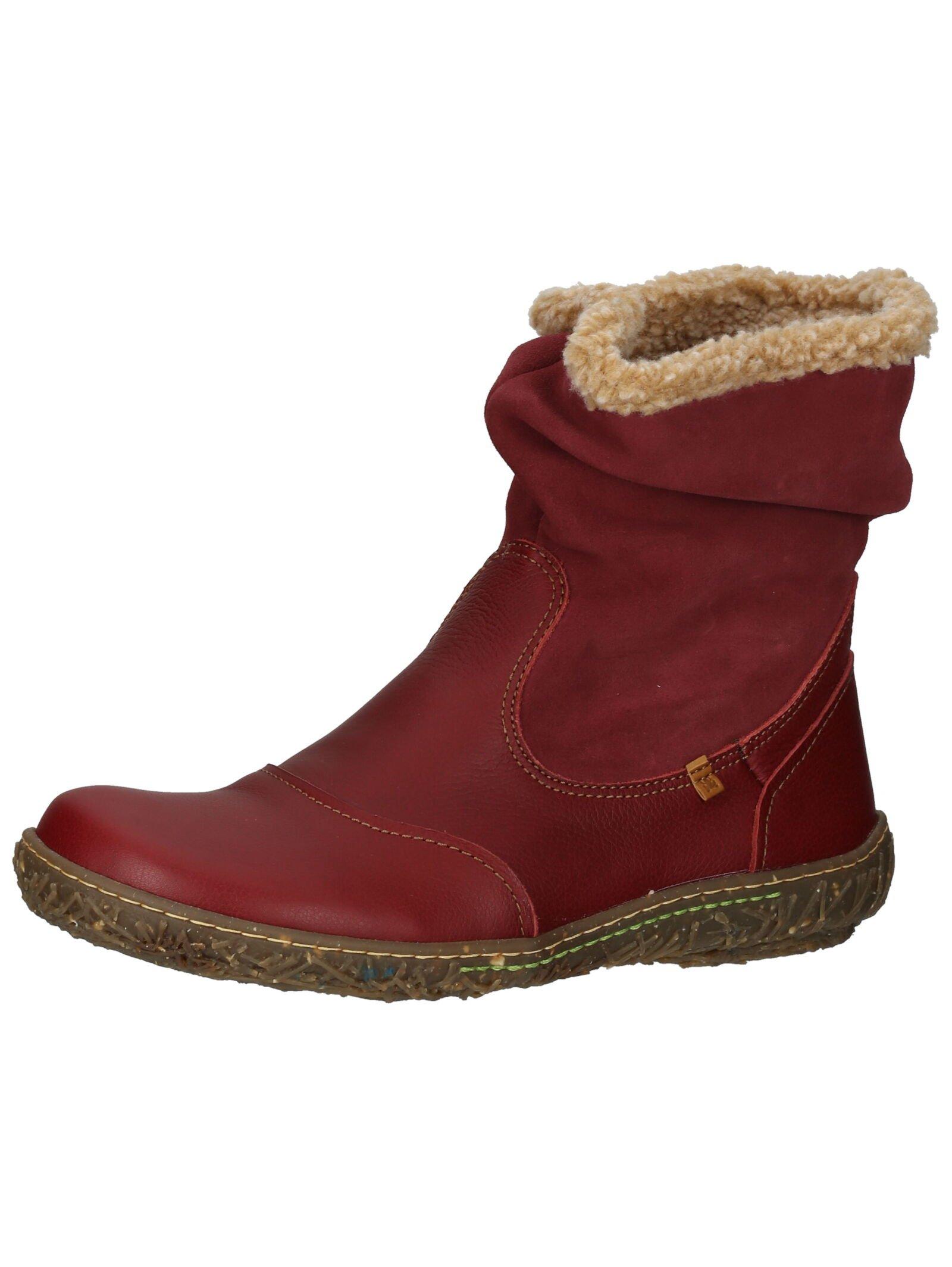 Stiefelette Damen Rot Bunt 37 von El Naturalista