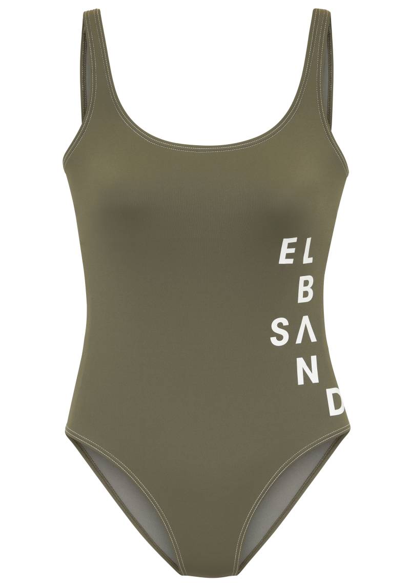 Elbsand Badeanzug »Deep«, mit Logo in Kontrastfarbe von Elbsand