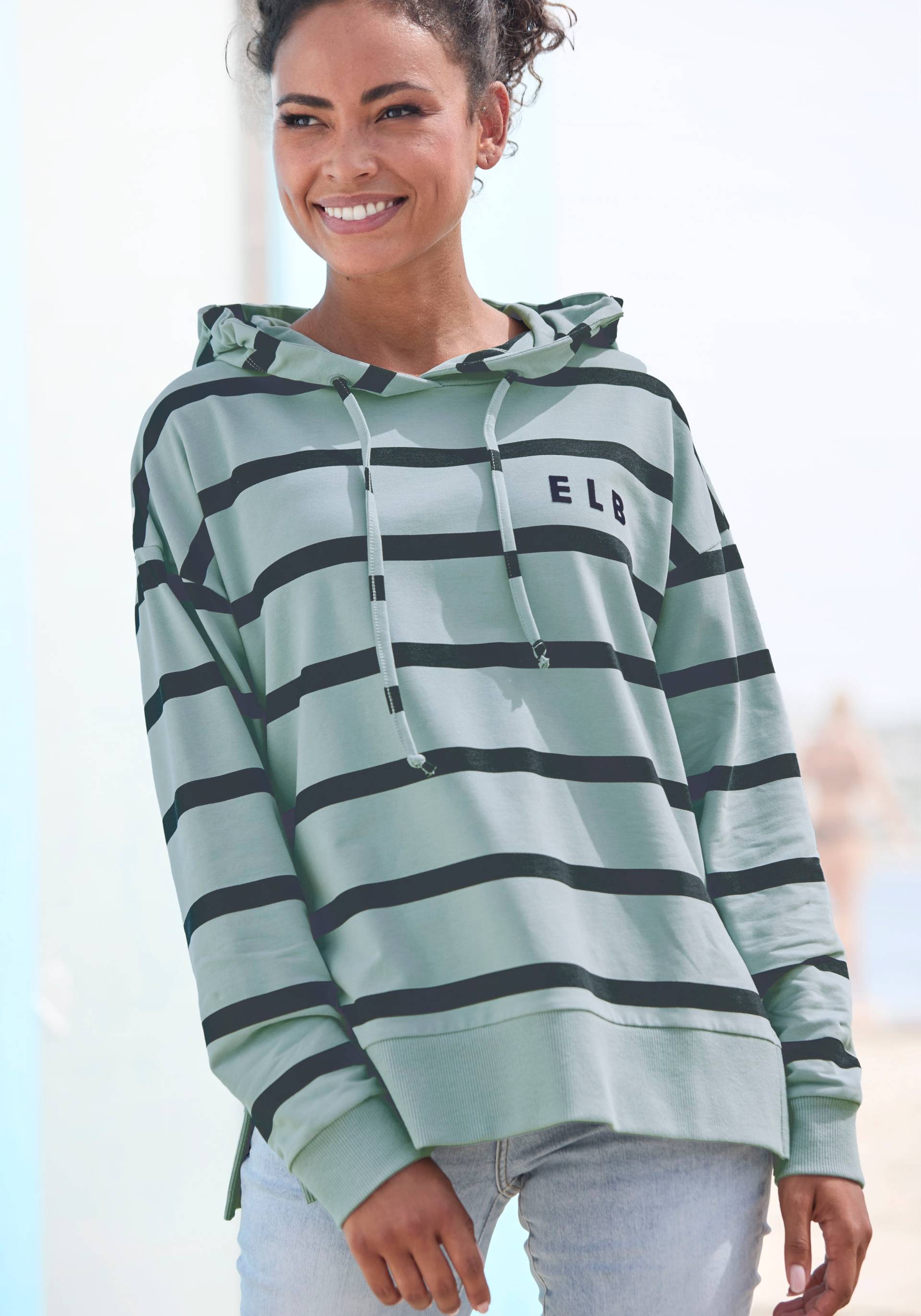 Elbsand Kapuzensweatshirt, mit Logoprint Elbsand Kapuzensweatshirt, mit Logoprint von Elbsand