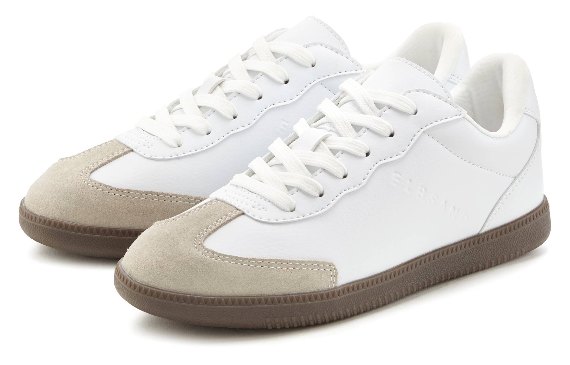 Elbsand Sneaker »Freizeitschuh«, Retro Sneaker, Halbschuh, Schnürschuh mit Lederanteil Unisex von Elbsand