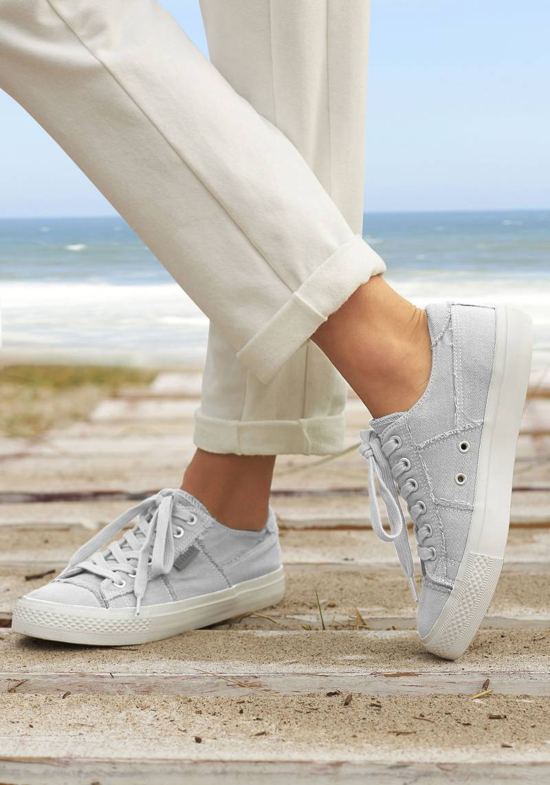 Elbsand Sneaker »Schnürschuh«, Schnürhalbschuh, Freizeitschuh aus Textil, Used-Look VEGAN von Elbsand