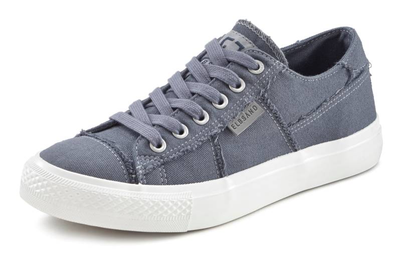 Elbsand Sneaker »Schnürschuh«, Schnürhalbschuh, Freizeitschuh aus Textil, Used-Look VEGAN von Elbsand