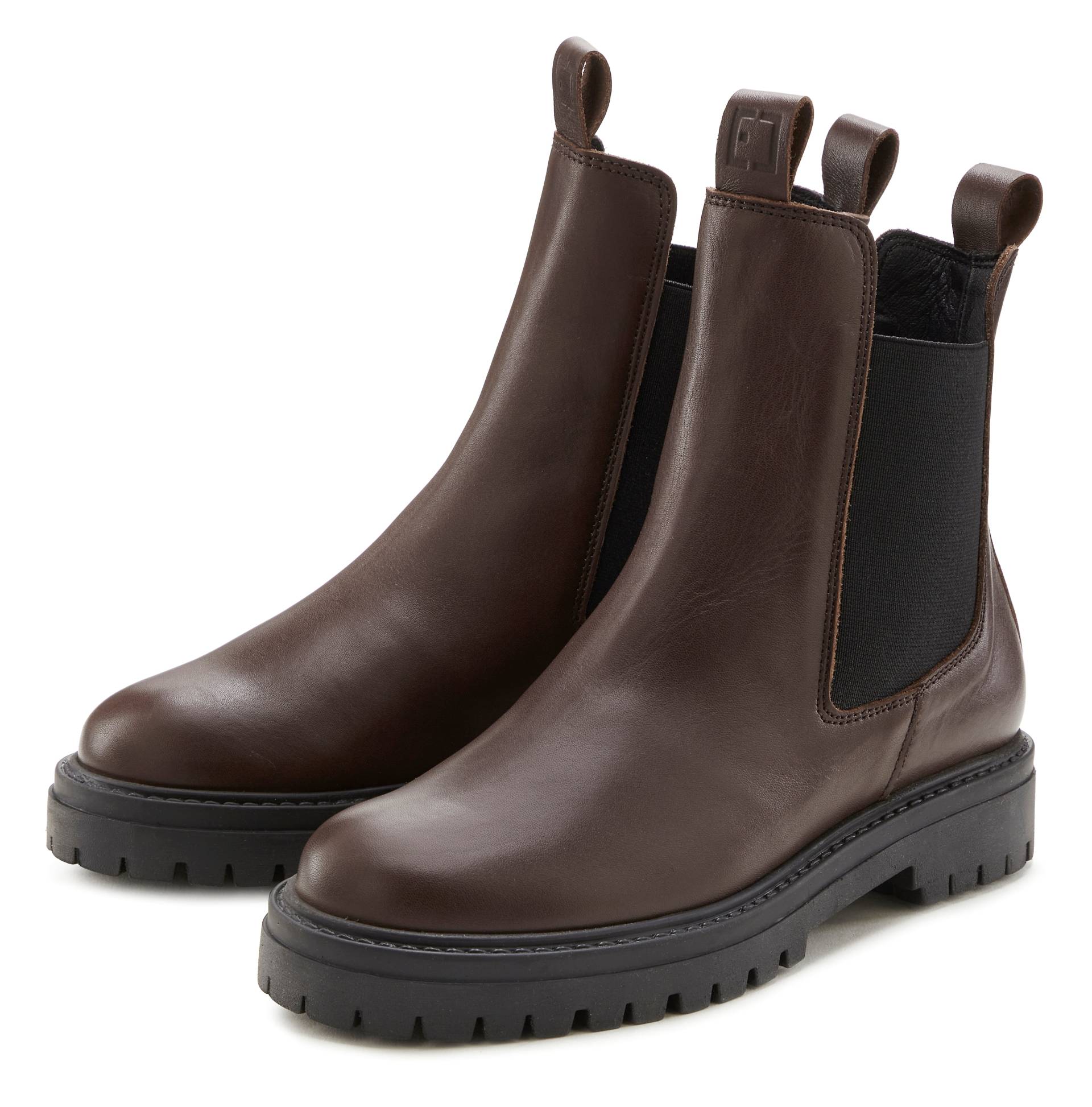 Elbsand Stiefelette, Chelseaboots, Schlupfstiefel, Bikerboots aus Leder Elbsand Stiefelette, Chelseaboots, Schlupfstiefel, Bikerboots aus Leder von Elbsand