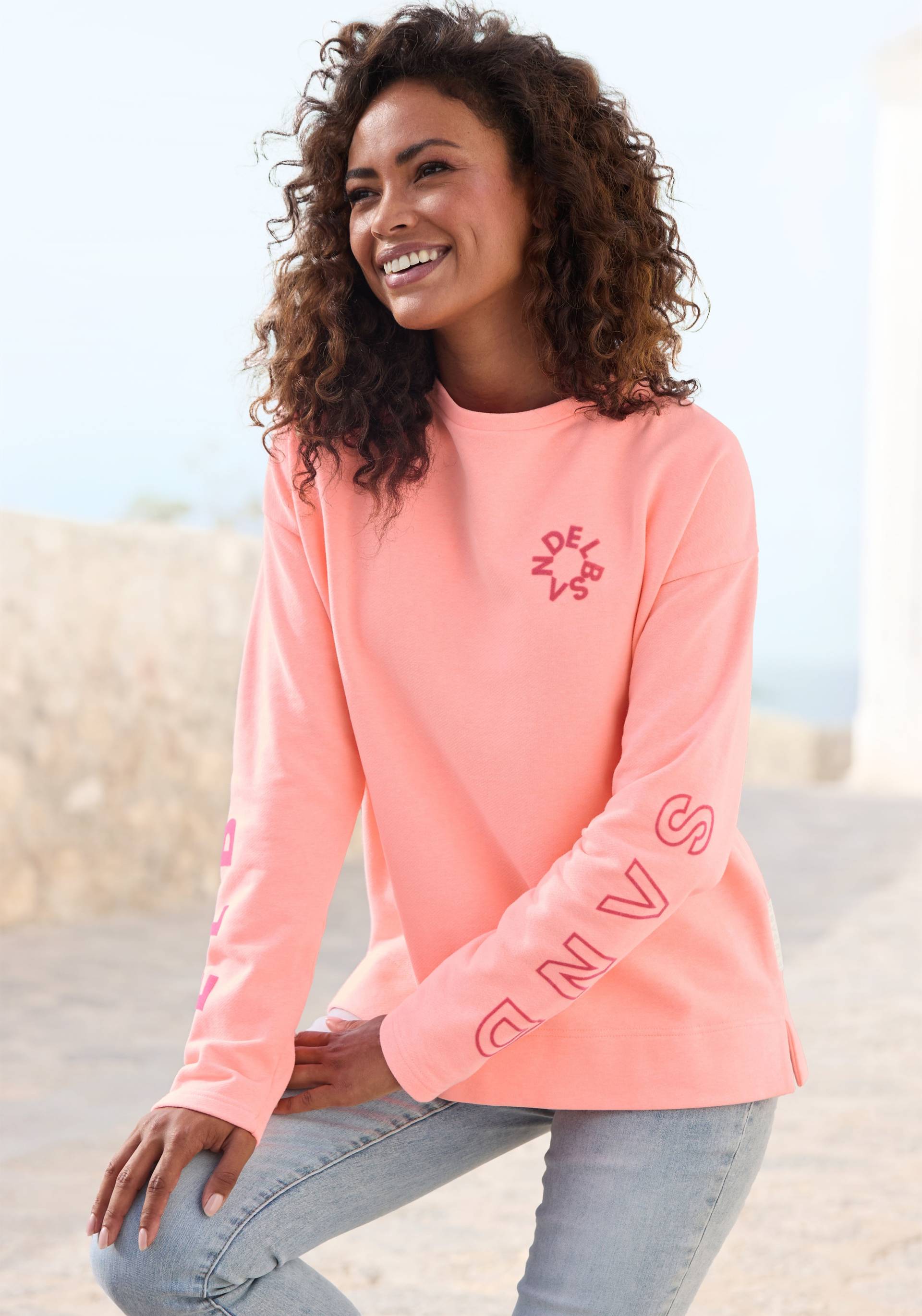 Elbsand Sweatshirt »Andra«, mit Logoprint von Elbsand