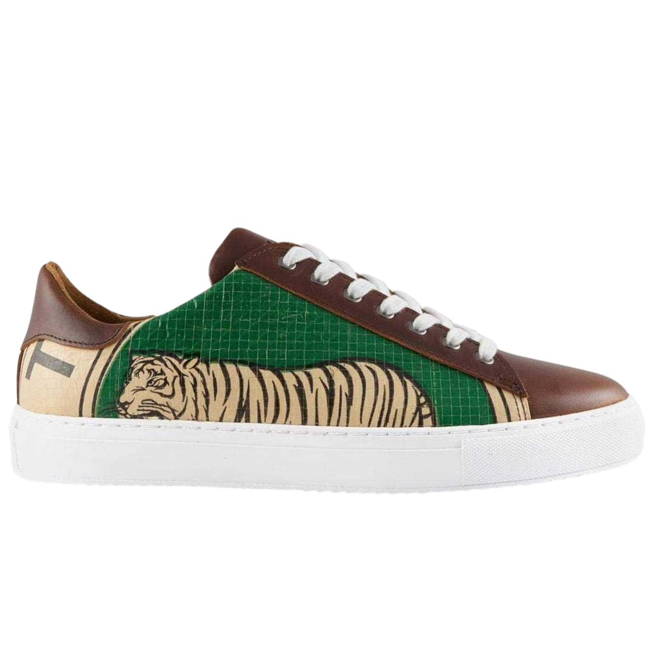 Sneaker Low - Green Tiger Damen Dunkelgrün 37 von Elephbo