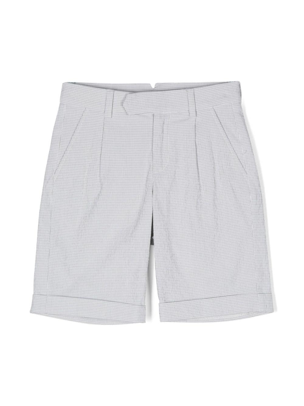 Eleventy Kids check-pattern shorts - Grey von Eleventy Kids