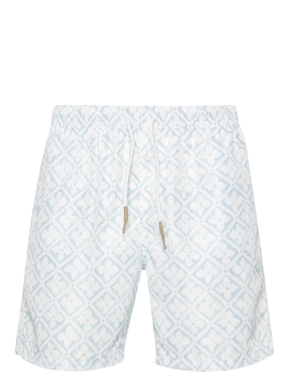 Eleventy geometric-print swim shorts - Blue von Eleventy