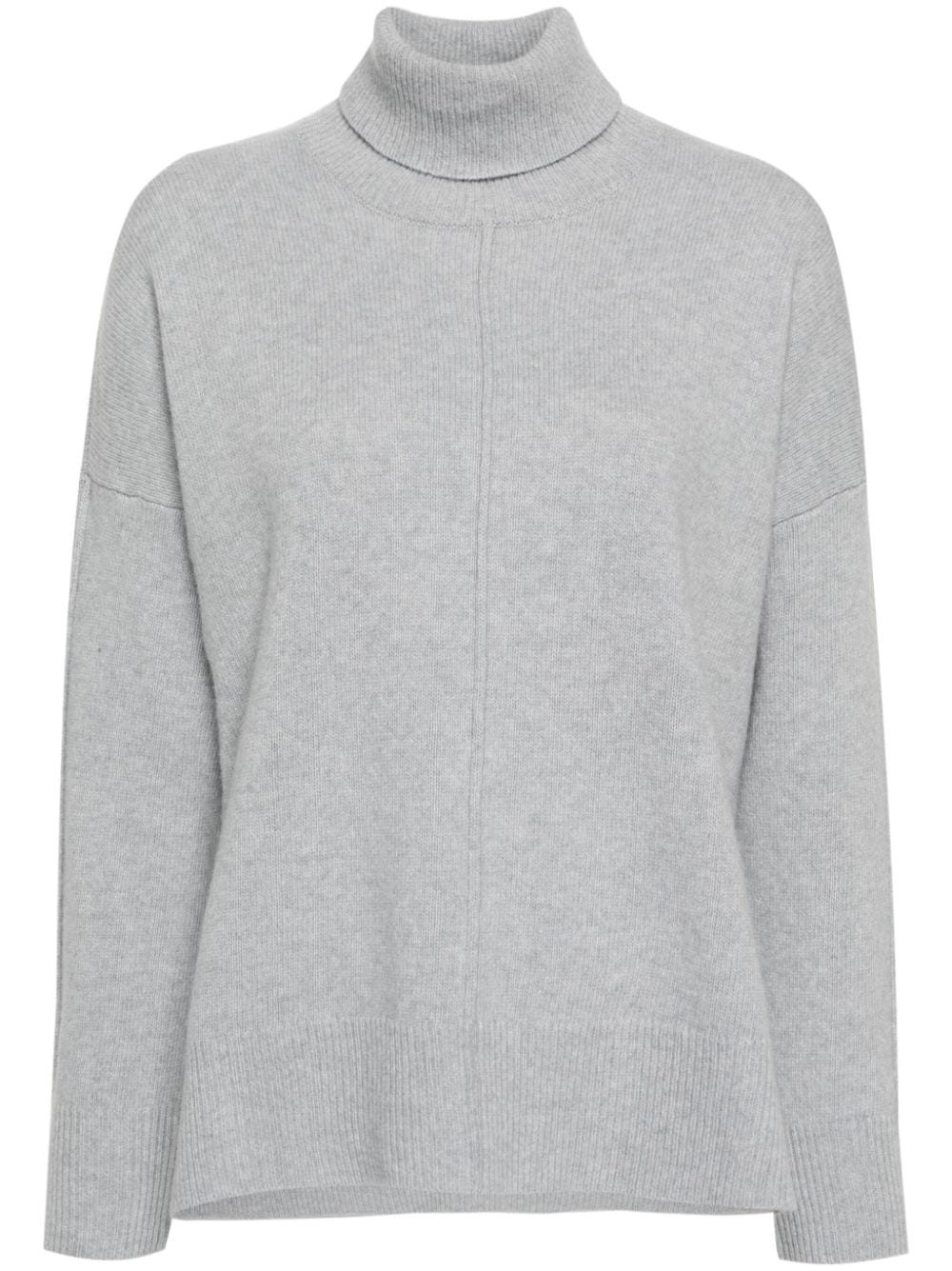 Eleventy high-neck knitted jumper - Grey von Eleventy