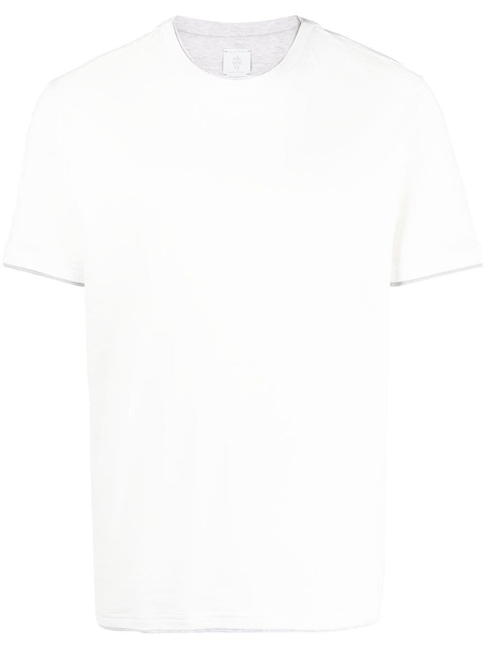 Eleventy layered short-sleeve T-shirt - White von Eleventy