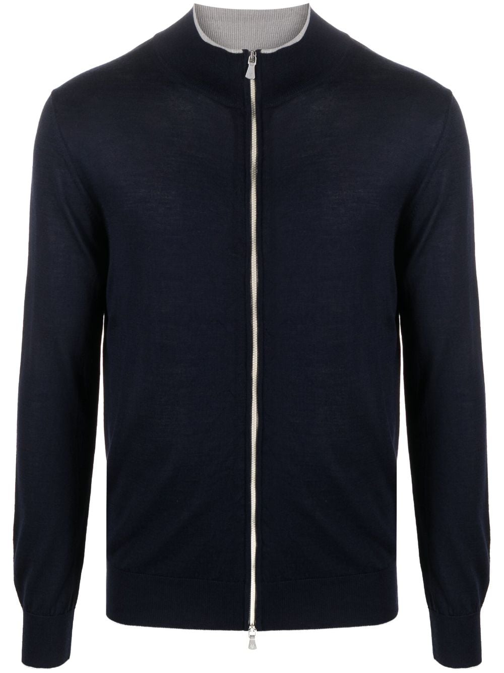 Eleventy lightweight zip-up sweatshirt - Blue von Eleventy