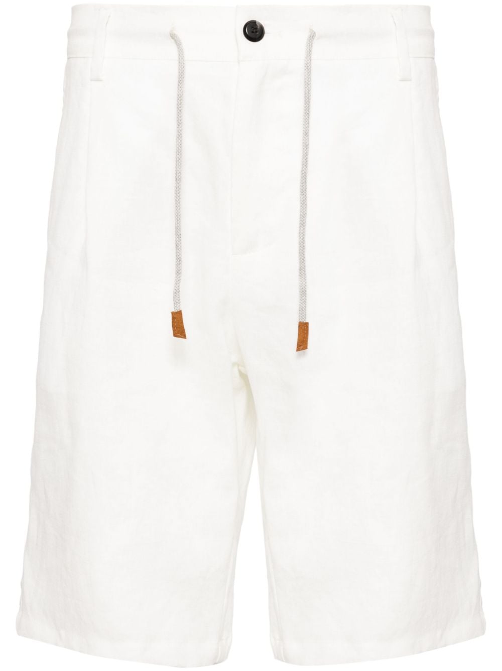 Eleventy linen bermuda shorts - White von Eleventy