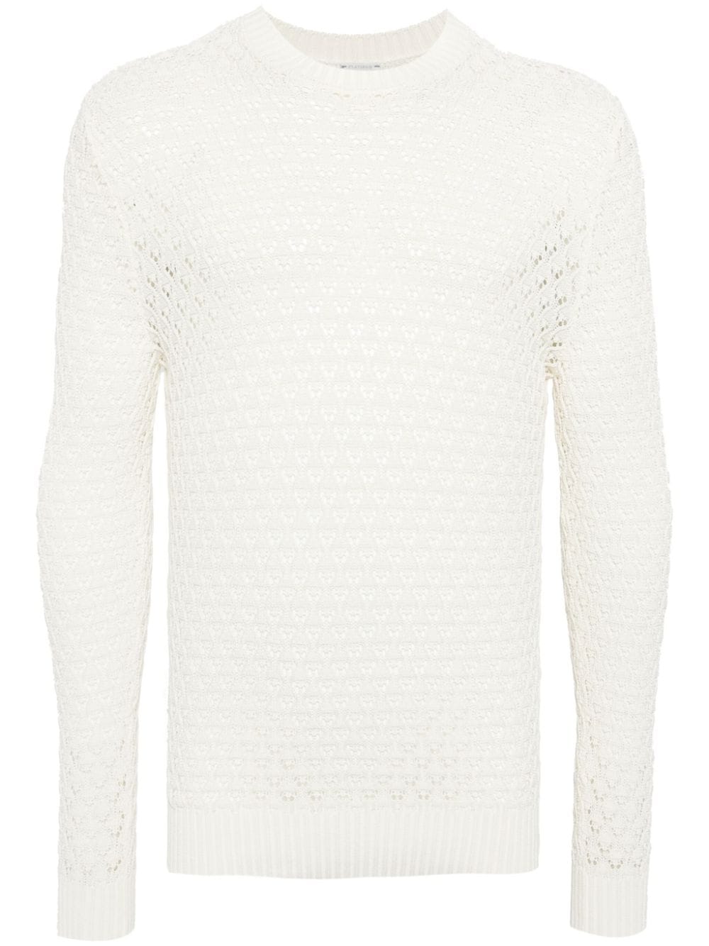 Eleventy open-knit cotton jumper - White von Eleventy