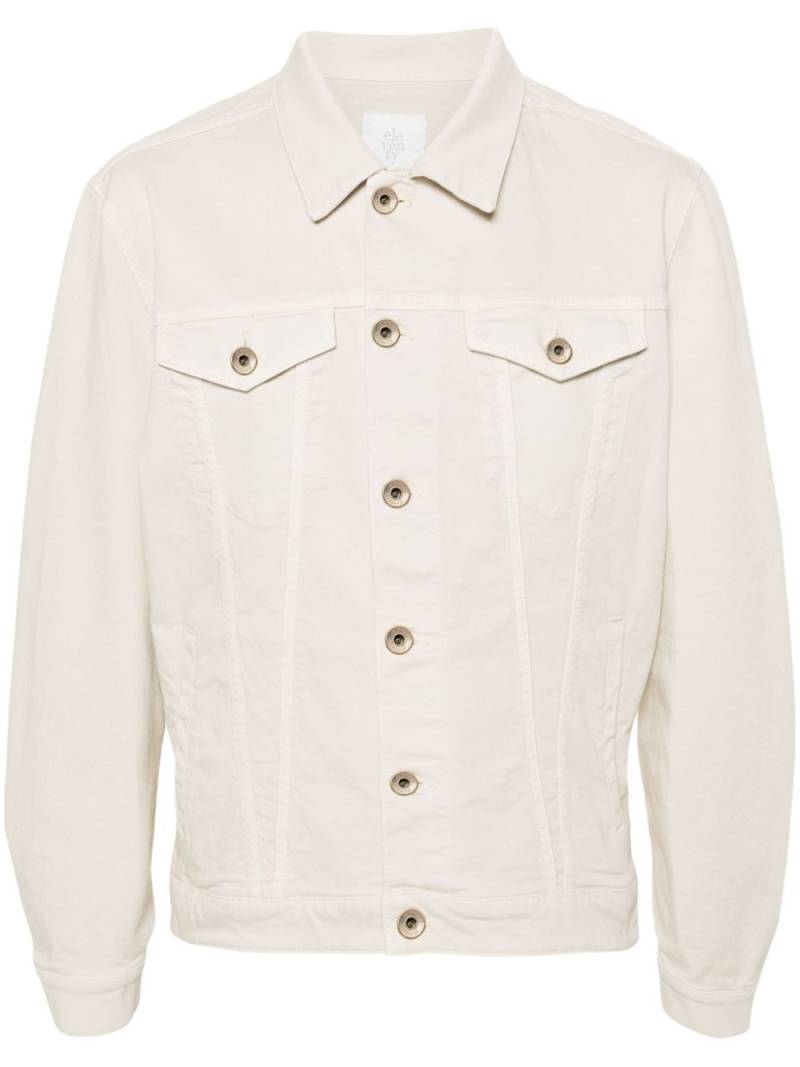 Eleventy panelled denim shirt jacket - Neutrals von Eleventy