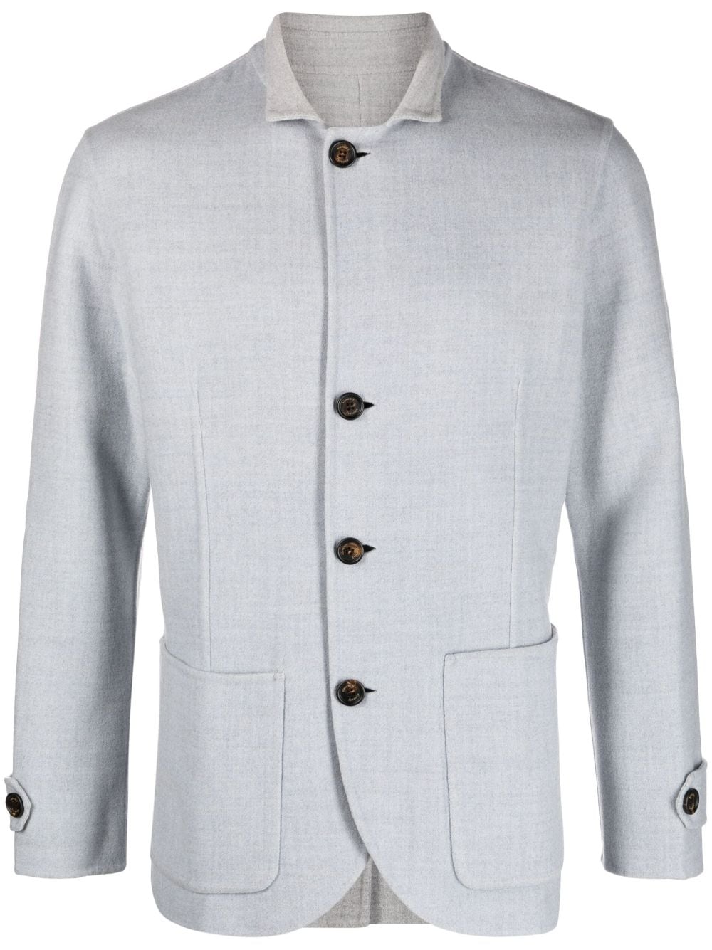 Eleventy reversible single-breasted wool blazer - Blue