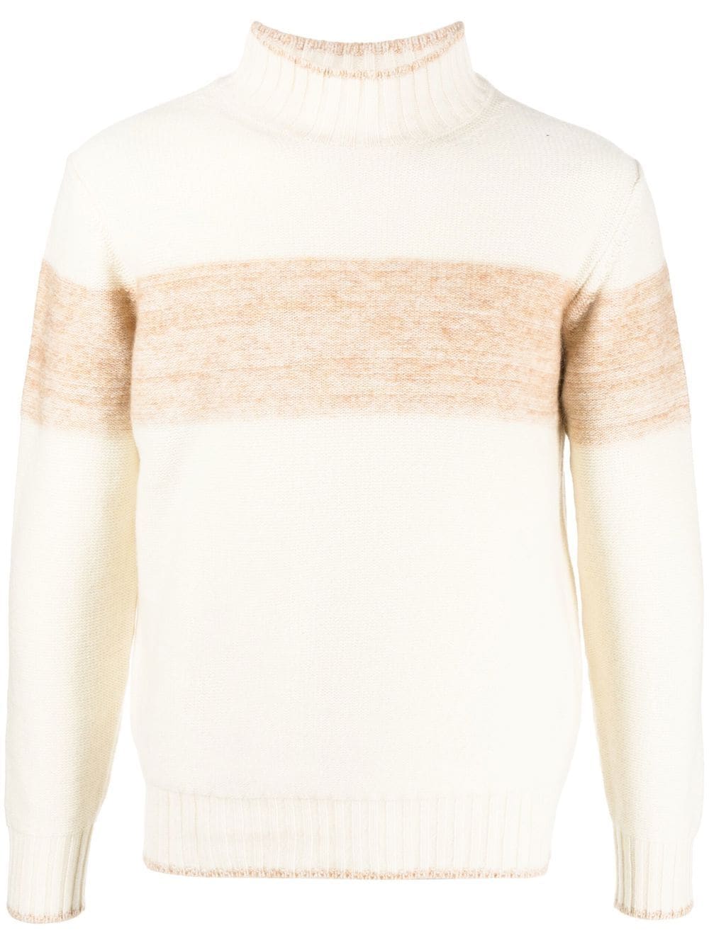 Eleventy ribbed-detail knit jumper - White von Eleventy
